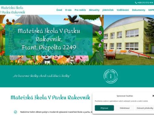 Mateřská škola V Parku Rakovník, Frant. Diepolta 2249