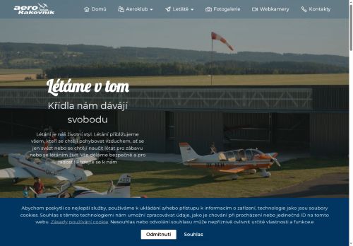 Zobrazit webové stránky Aeroklub Rakovník