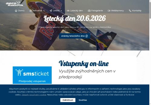 Zobrazit webové stránky Aeroklub Rakovník