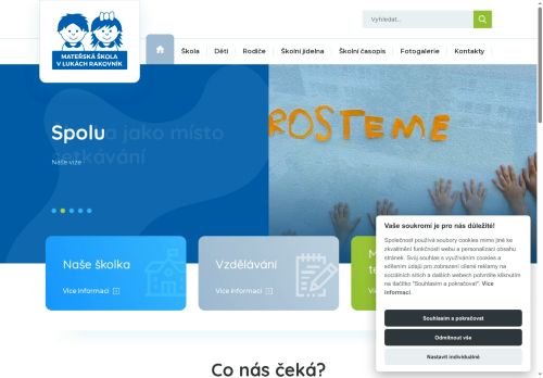 Zobrazit webové stránky Mateřská škola V Lukách Rakovník, V Lukách 2174
