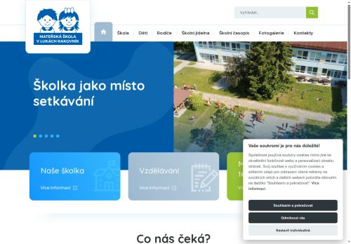 Zobrazit webové stránky Mateřská škola V Lukách Rakovník, V Lukách 2174