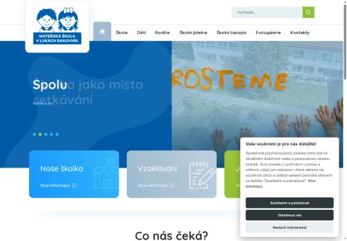 Zobrazit webové stránky Mateřská škola V Lukách Rakovník, V Lukách 2174