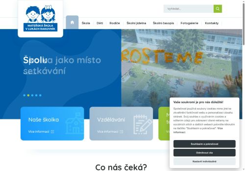 Zobrazit webové stránky Mateřská škola V Lukách Rakovník, V Lukách 2174