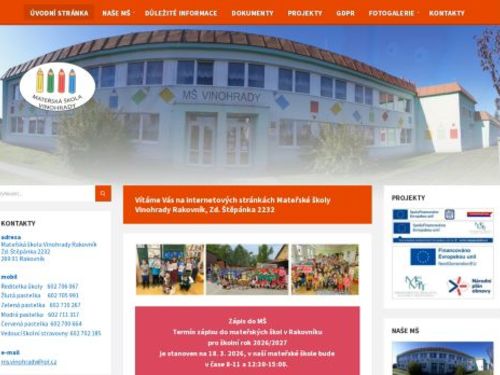 Mateřská škola Vinohrady Rakovník, Zd. Štěpánka 2232