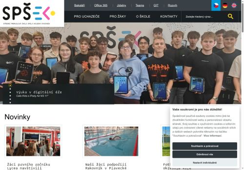 Zobrazit webové stránky Střední průmyslová škola Emila Kolbena Rakovník
