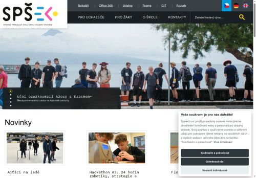 Zobrazit webové stránky Střední průmyslová škola Emila Kolbena Rakovník