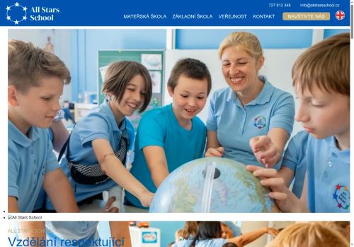 Zobrazit webové stránky All Stars School - mateřská škola a základní škola, s.r.o.