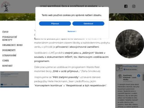 Lesní mateřská škola Kozičínský Klabánek, z.s.