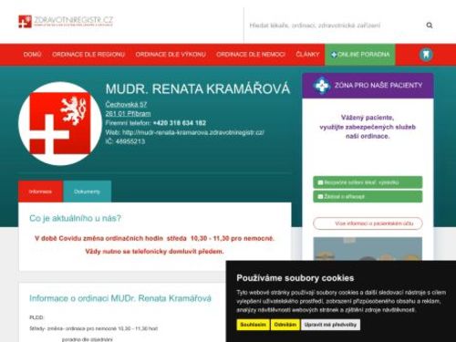 Alergologická ambulance - MUDr. Renata Kramářová