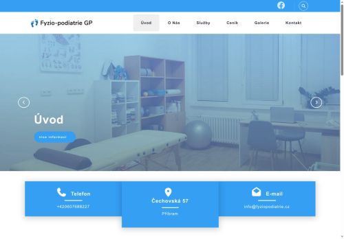 Zobrazit webové stránky Fyzio-podiatrie GP - Mgr. Iveta Gallová