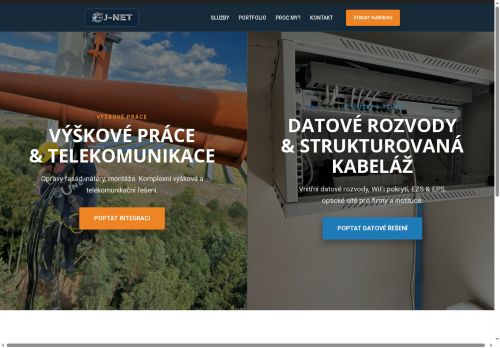 Webové stránky J-Net s.r.o., Rakovník