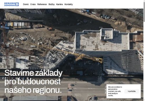 Webové stránky KERAMO D - Dohorák s.r.o., Kroměříž