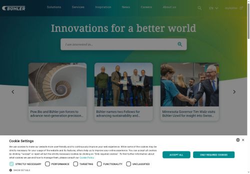 Bühler Praha s.r.o. nabízí práci na pozici Programátoři počítačových aplikací v obci Praha