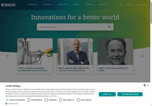 Bühler Praha s.r.o. nabízí práci na pozici Project Manager v obci Praha