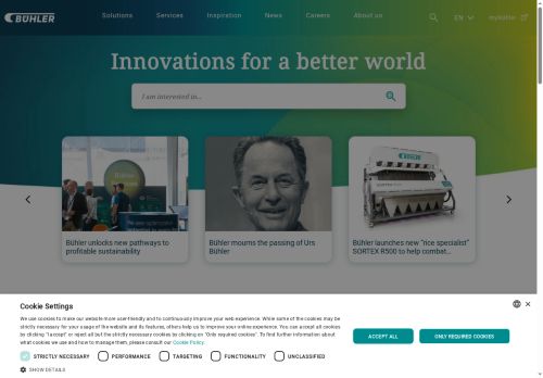 Bühler Praha s.r.o. nabízí práci na pozici Project Manager v obci Praha