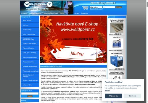 Zobrazit webové stránky Svářecí technika WELDPOINT
