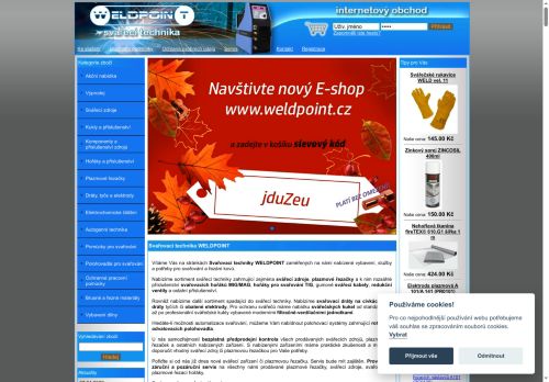 Zobrazit webové stránky Svářecí technika WELDPOINT