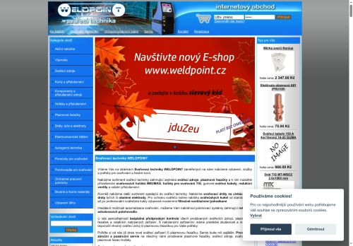 Zobrazit webové stránky Svářecí technika WELDPOINT