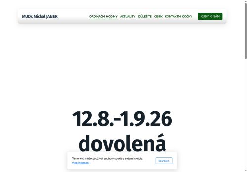 Zobrazit webové stránky Oční ambulance OFTALMOLOGIE PŘÍBRAM s.r.o. - MUDr. Michal Janek