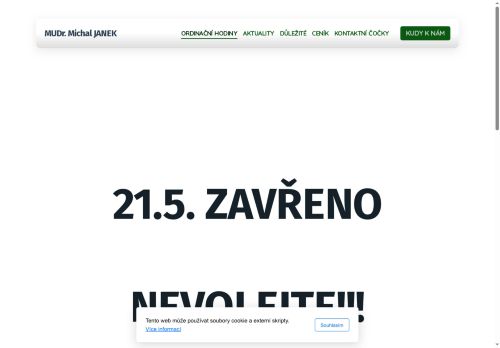 Zobrazit webové stránky Oční ambulance OFTALMOLOGIE PŘÍBRAM s.r.o. - MUDr. Michal Janek