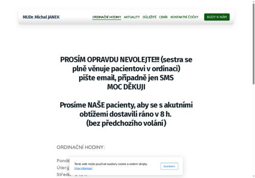 Zobrazit webové stránky Oční ambulance OFTALMOLOGIE PŘÍBRAM s.r.o. - MUDr. Michal Janek