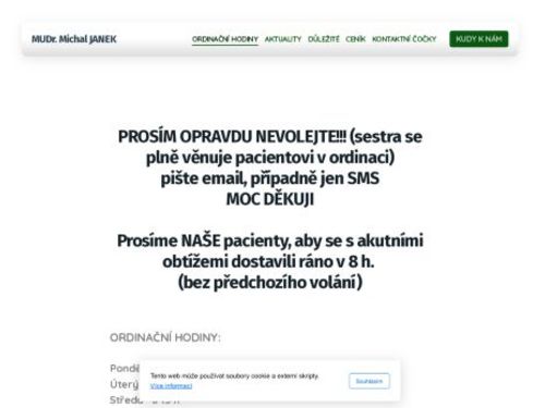 Oční ambulance OFTALMOLOGIE PŘÍBRAM s.r.o. - MUDr. Michal Janek
