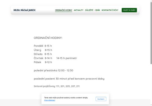 Zobrazit webové stránky Oční ambulance OFTALMOLOGIE PŘÍBRAM s.r.o. - MUDr. Michal Janek