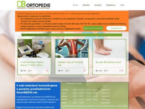 Ambulance ortopedie a traumatologie - MUDr. Daniel Bělík, MBA