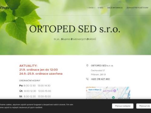 Ortopedická ambulance ORTOPED SED s.r.o.