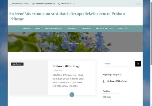 Zobrazit webové stránky Ortopedické centrum - MUDr. Louda, MUDr. Švagr, MUDr. Čapek