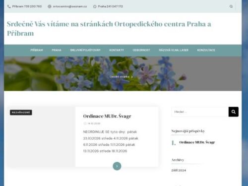 Ortopedické centrum - MUDr. Louda, MUDr. Švagr, MUDr. Čapek