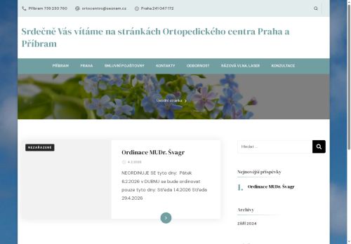 Zobrazit webové stránky Ortopedické centrum - MUDr. Louda, MUDr. Švagr, MUDr. Čapek