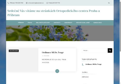 Zobrazit webové stránky Ortopedické centrum - MUDr. Louda, MUDr. Švagr, MUDr. Čapek