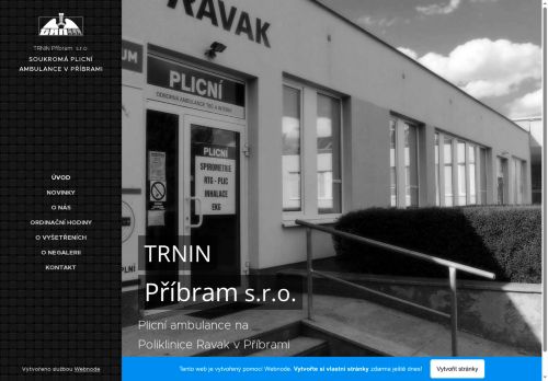 Zobrazit webové stránky Plicní ambulance TRNIN - MUDr. Jiří Gutwirth