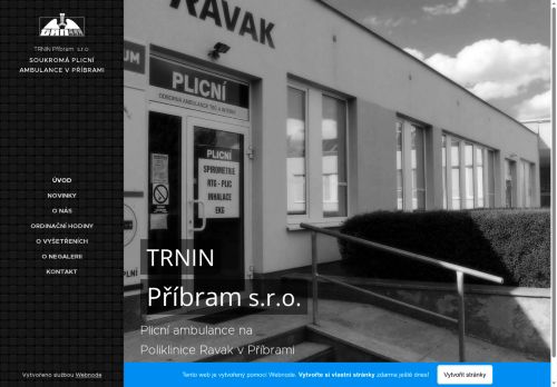 Zobrazit webové stránky Plicní ambulance TRNIN - MUDr. Jiří Gutwirth