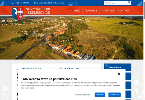 Zobrazit webové stránky Obecní úřad Nový Šaldorf-Sedlešovice