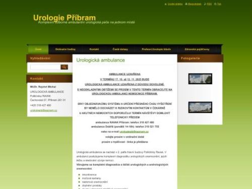 Urologická ambulance - MUDr. Michal Rejchrt