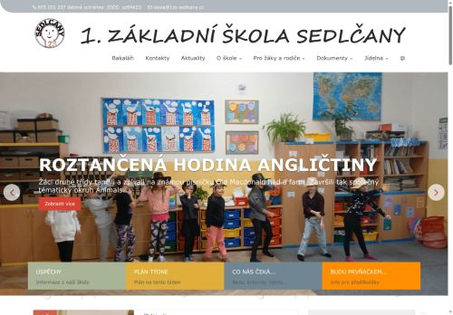 Zobrazit webové stránky 1. základní škola Sedlčany
