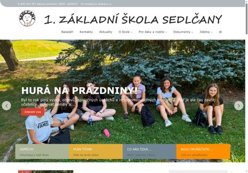 Zobrazit webové stránky 1. základní škola Sedlčany