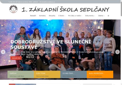 Zobrazit webové stránky 1. základní škola Sedlčany