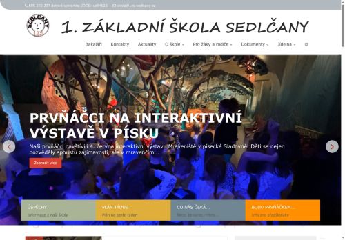 Zobrazit webové stránky 1. základní škola Sedlčany