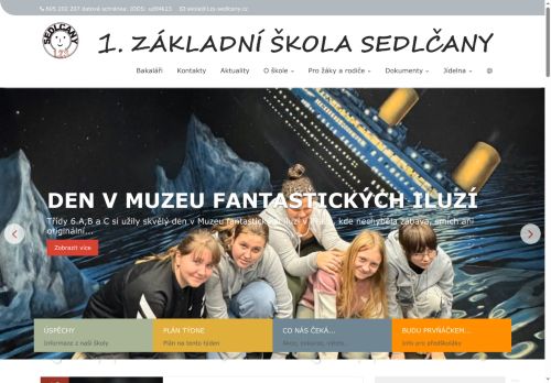 Zobrazit webové stránky 1. základní škola Sedlčany