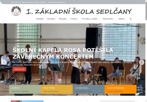 Zobrazit webové stránky 1. základní škola Sedlčany