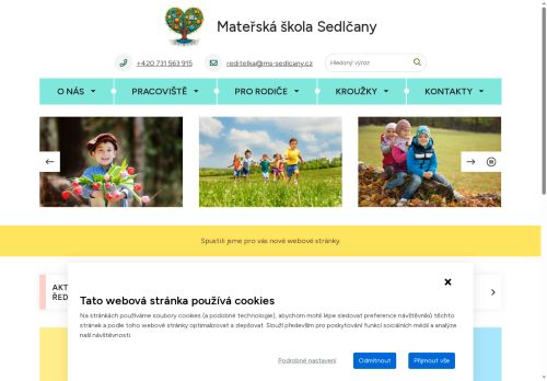 Zobrazit webové stránky Mateřská škola Sedlčany