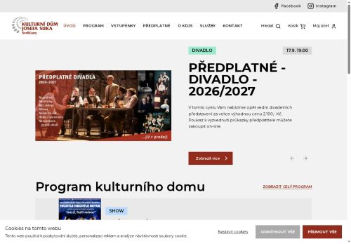 Zobrazit webové stránky Kulturní dům Josefa Suka
