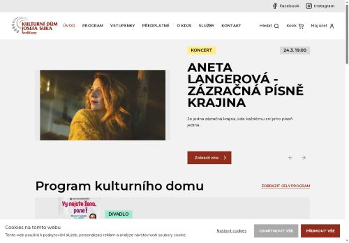 Zobrazit webové stránky Kulturní dům Josefa Suka