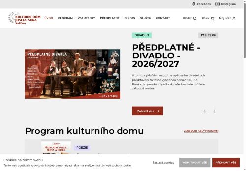 Zobrazit webové stránky Kulturní dům Josefa Suka