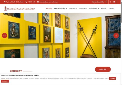 Zobrazit webové stránky Městské muzeum Sedlčany