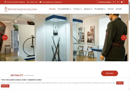 Zobrazit webové stránky Městské muzeum Sedlčany
