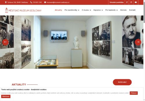 Zobrazit webové stránky Městské muzeum Sedlčany